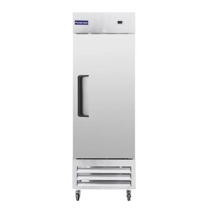 Polarman PLM-19RS 26 3/16″ Reach-In Refrigerator with Single Solid Door, Bottom Mount, Stainless Steel, 19 cu. ft.