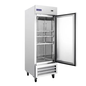Polarman PLM-19RS 26 3/16″ Reach-In Refrigerator with Single Solid Door, Bottom Mount, Stainless Steel, 19 cu. ft.
