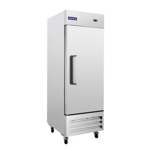 Polarman PLM-27FS 26 3/4″ Reach-In Freezer with Single Solid Door, Bottom Mount, Stainless Steel, 23 cu. ft.