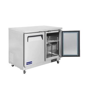 Polarman PLM-UC-36FS 36 7/16″ Undercounter Freezer, 7.7 cu. ft, Stainless Steel, 2 Solid Doors