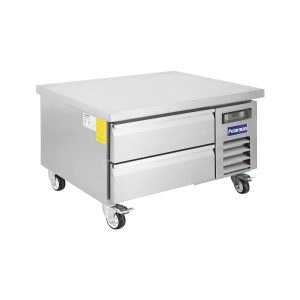 Polarman PLM-CBR36 37 15/16″ Refrigerated Chef Base, 2 Drawers, 5.1 cu ft, Stainless Steel