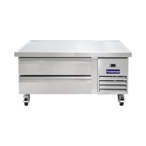 Polarman PLM-CBR48 50″ Refrigerated Chef Base, 2 Drawers, 5.9 cu ft, Stainless Steel