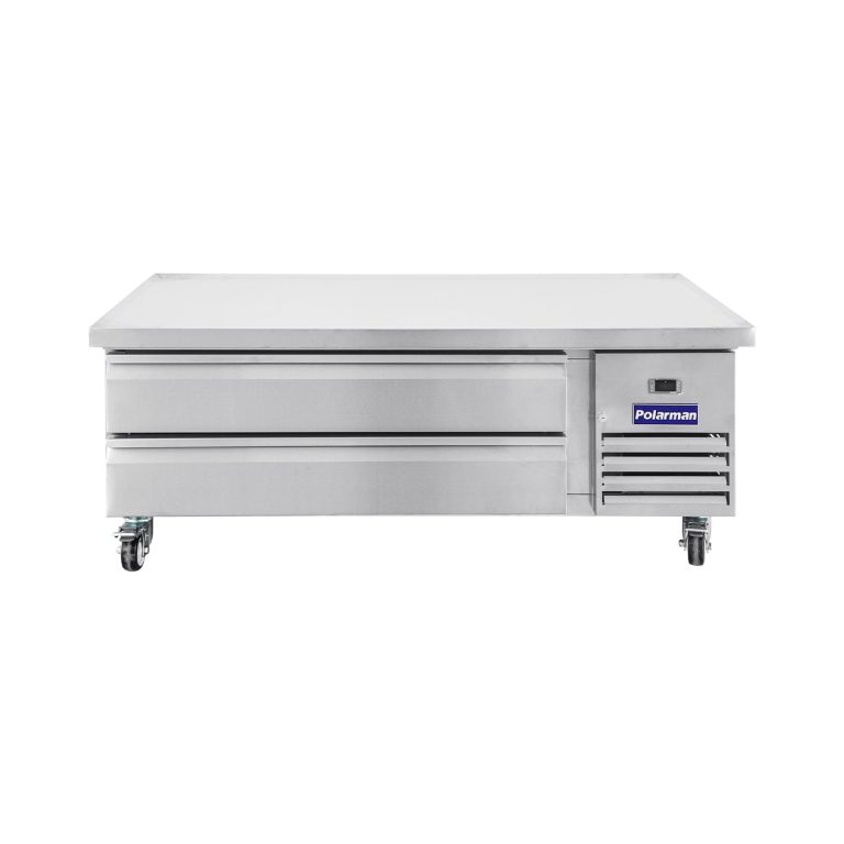 Polarman PLM-CBR60 62″ Refrigerated Chef Base, 2 Drawers, 8.7 cu ft, Stainless Steel