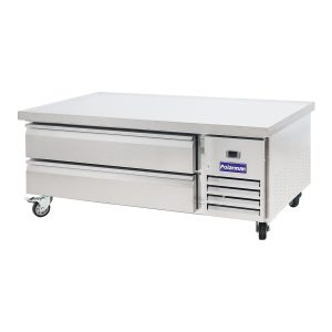 Polarman PLM-CBR60 62″ Refrigerated Chef Base, 2 Drawers, 8.7 cu ft, Stainless Steel