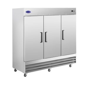 Chumart CMT-81F 80 7/8″ Reach-In Freezer with Triple Solid Doors, Bottom Mount, Stainless Steel, 72 cu.ft