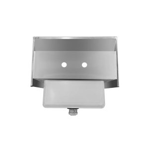 ChefAsst 15″ x 15 3/4″ CA-HS-15-SP-318-WB Wall Mounted Hand Sink with Side Splash