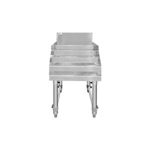 ChefAsst 18″ Wide CA-LD1823-316 5-Tier Stainless Steel Commercial Liquor Shelf Display Rack