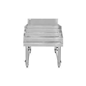 ChefAsst 24″ Wide CA-LD2423-316 5-Tier Stainless Steel Commercial Liquor Shelf Display Rack