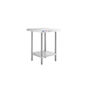 ChefAsst 24″ x 24″ CA-WTSS-2424-316 16-Gauge 304 Stainless Steel Commercial Work Table with 304 Stainless Steel Legs and Undershelf