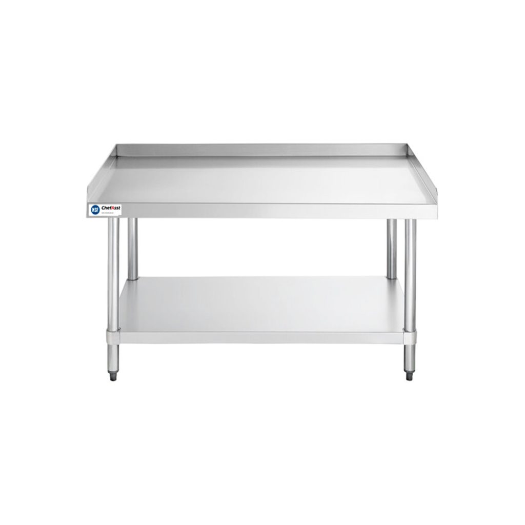 ChefAsst 30″ x 36″ CA-ESS-3036-316 16-Gauge 304 Stainless Steel Equipment Stand with 201 Stainless Steel Legs and Undershelf