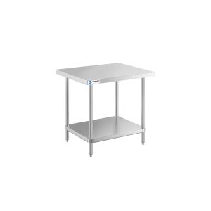 ChefAsst 30″ x 36″ CA-WTSS-3036-316 16-Gauge 304 Stainless Steel Commercial Work Table with 304 Stainless Steel Legs and Undershelf