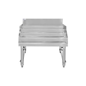 ChefAsst 36″ Wide CA-LD3623-316 5-Tier Stainless Steel Commercial Liquor Shelf Display Rack