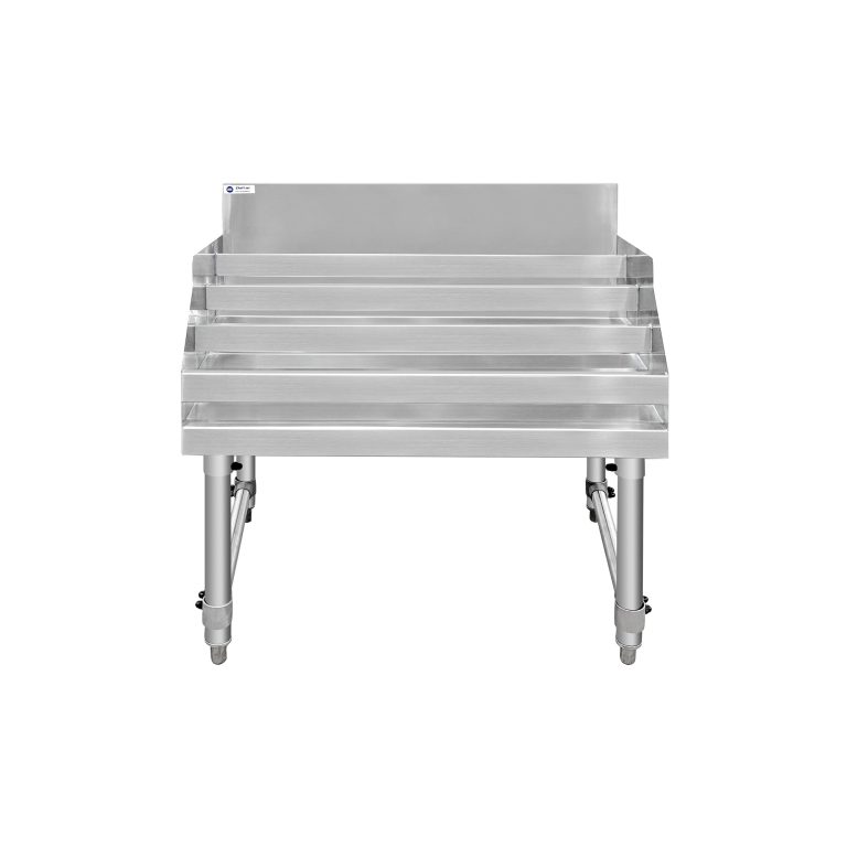 ChefAsst 36″ Wide CA-LD3623-316 5-Tier Stainless Steel Commercial Liquor Shelf Display Rack