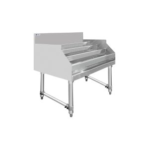 ChefAsst 36″ Wide CA-LD3623-316 5-Tier Stainless Steel Commercial Liquor Shelf Display Rack