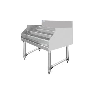 ChefAsst 36″ Wide CA-LD3623-316 5-Tier Stainless Steel Commercial Liquor Shelf Display Rack