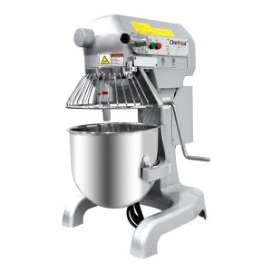 ChefAsst CA-MX10A 10L Planetary Stand Mixer with Guard & Standard Accessories – 110V, 1 hp