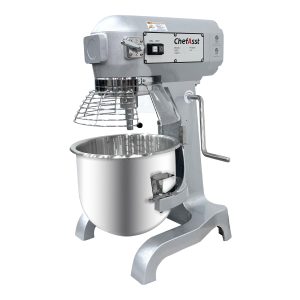 ChefAsst CA-MX20C 20L Planetary Stand Mixer with Guard & Standard Accessories – 110V, 1 1/2 hp
