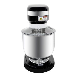 ChefAsst CA-MXN7C Black 7L Bowl Lift Countertop Mixer with Standard Accessories – 110V, 0.36 hp