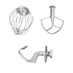 ChefAsst CA-MXN7C Black 7L Bowl Lift Countertop Mixer with Standard Accessories – 110V, 0.36 hp