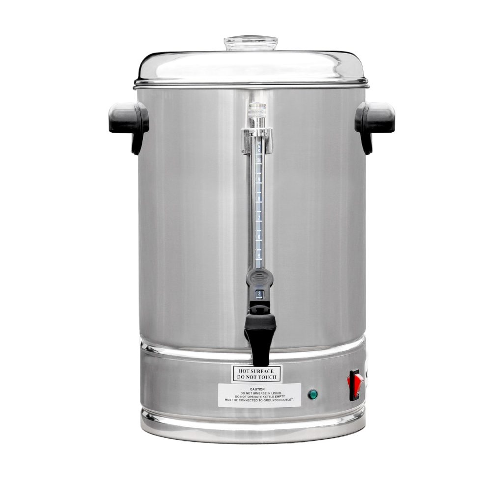 ChefAsst CP10A 338 oz Double Wall Stainless Steel Coffee Urn Coffee Percolator