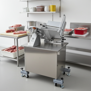 ChefAsst HB-350 Heavy-Duty Automatic Meat Slicer with 14.2″ Stainless Steel Blade