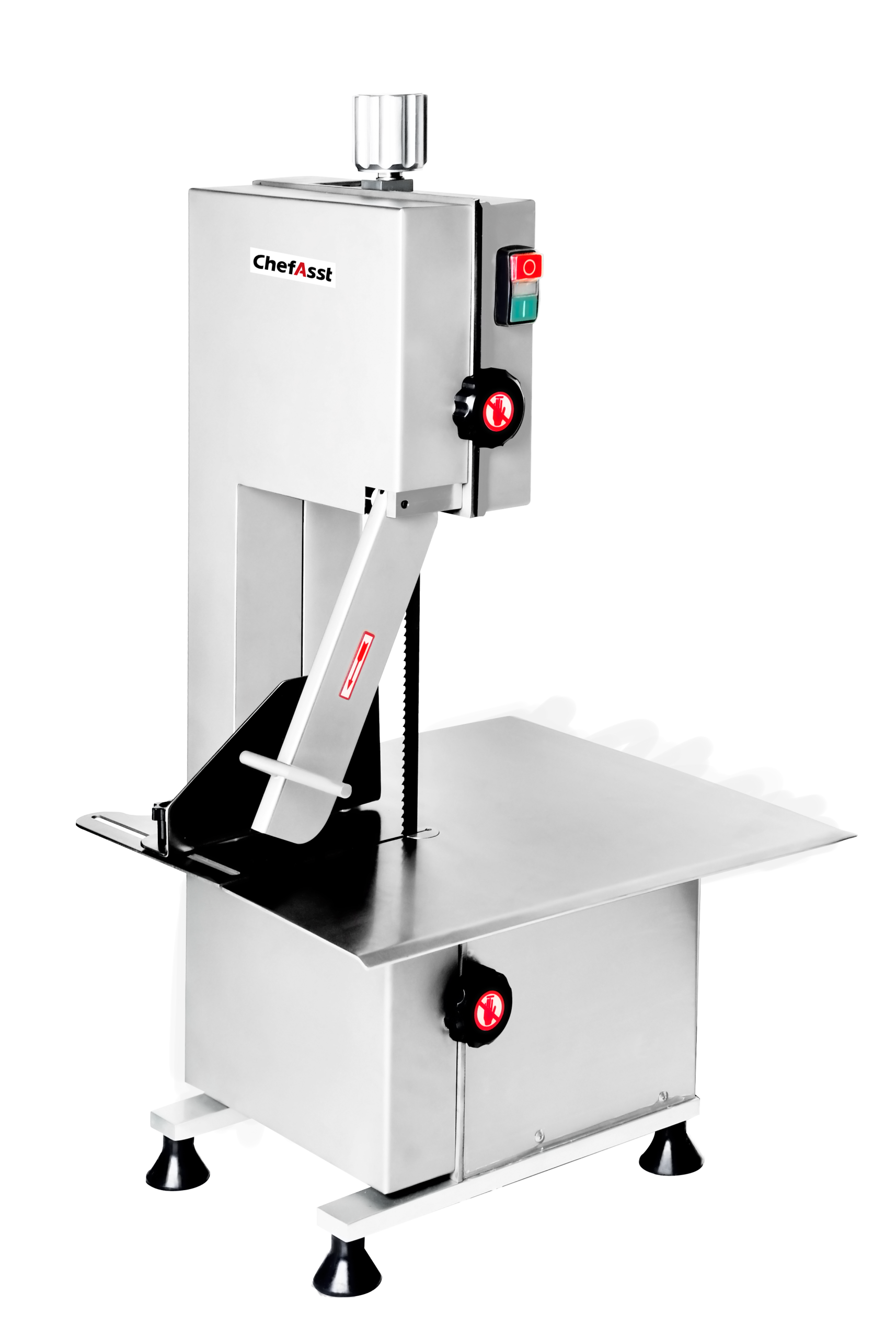 ChefAsst HLS-1650 65" 刀片不锈钢台式垂直带式肉锯 - 110V