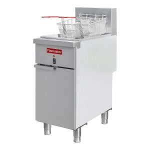 Flamaster CP-EF50 15 1/2″ Electric Floor Fryer, 50 lb, 208V/3 Phase