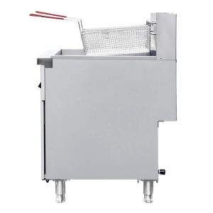 Flamaster CP-EF50 15 1/2″ Electric Floor Fryer, 50 lb, 208V/3 Phase