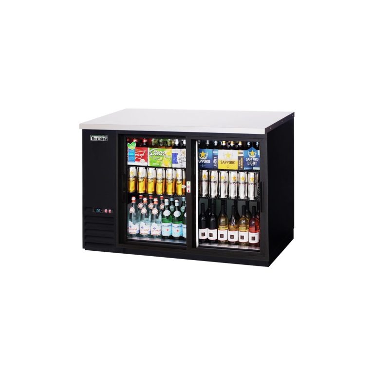 Everest EBB48G-SD 49″ Back Bar Cooler, 2 Glass Doors, 13 cu. ft.
