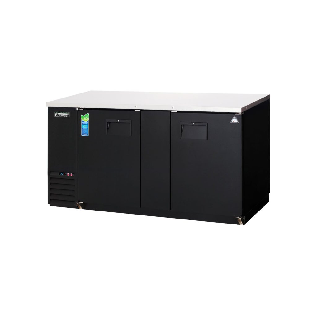 Everest EBB69-24 68″ Back Bar Cooler, 2 Solid Doors, 20 cu. ft.