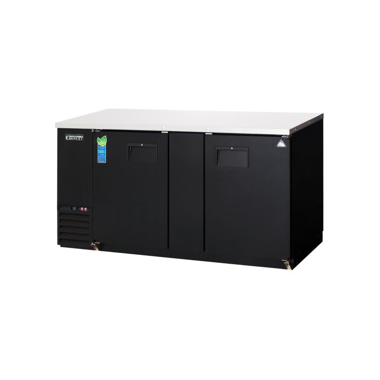 Everest EBB69-24 68″ Back Bar Cooler, 2 Solid Doors, 20 cu. ft.