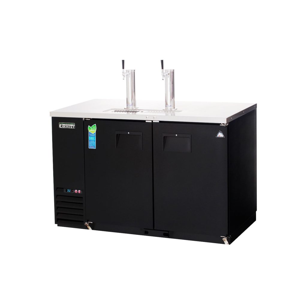 Everest EBD2-24 57 3/4″ Direct Draw Keg Refrigerator, 2 Solid Doors, 17 cu. ft.