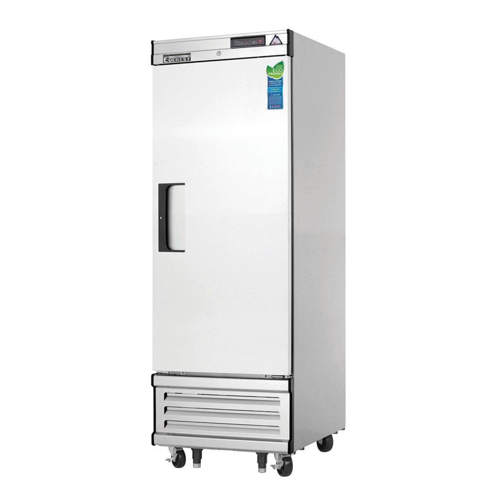 Everest EBF1 27″ Stainless Steel 21 cu. ft Reach-In Freezer, Solid Door, Bottom Mount