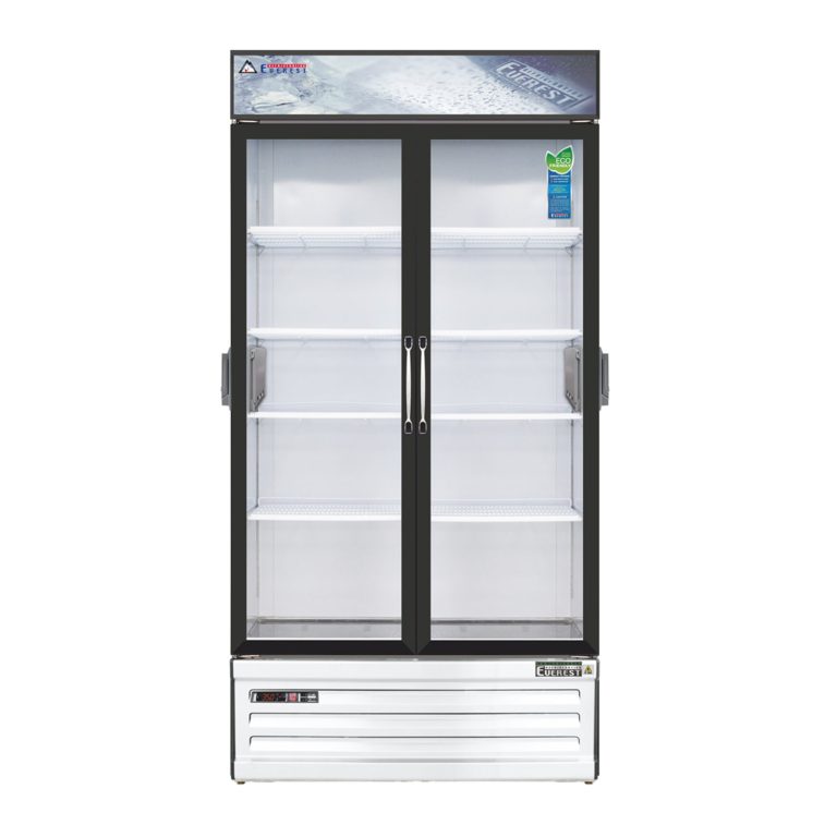 Everest EMSGR33C 39 3/8" Blanco 36 pies cúbicos Refrigerador de Cromatografía, Dos Puertas de Apertura
