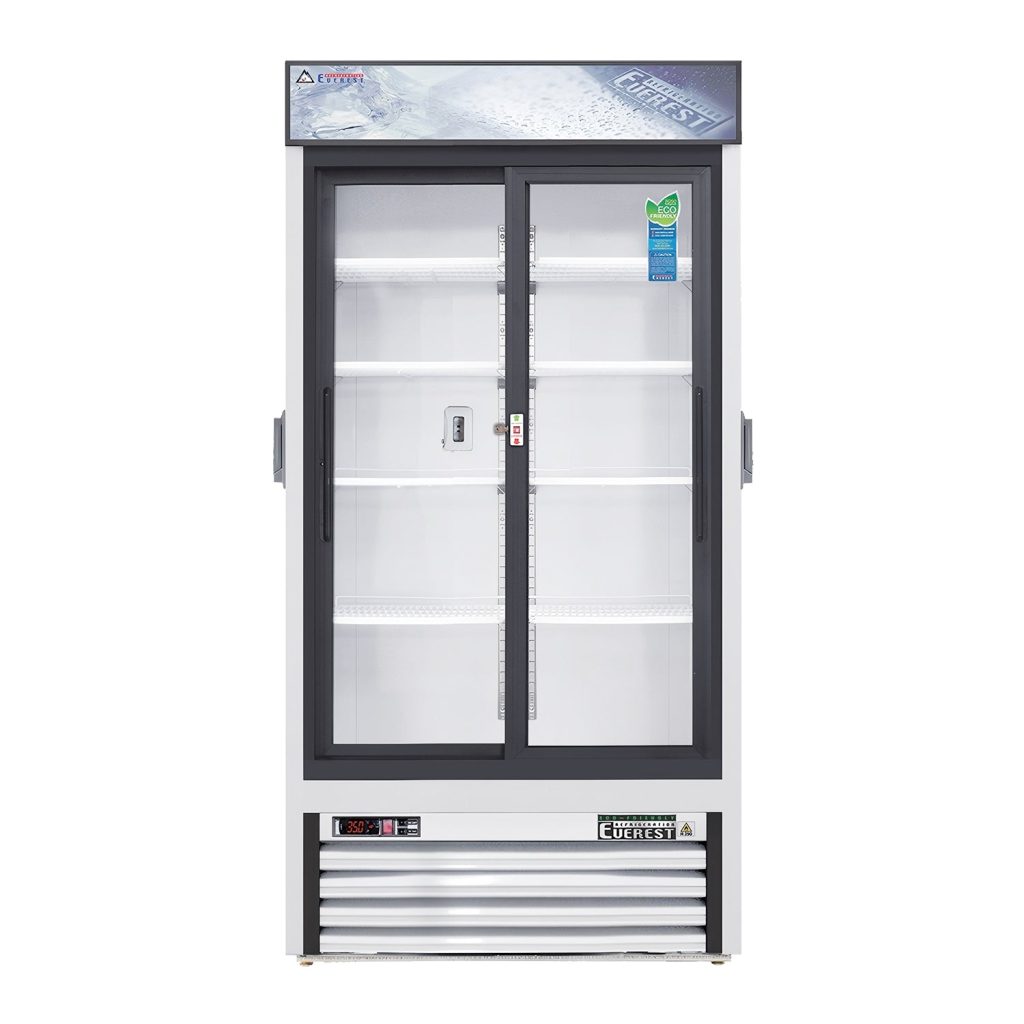 Everest EMGR33C 39 3/8″ White 33 cu. ft Chromatography Refrigerator, Double Swing Doors