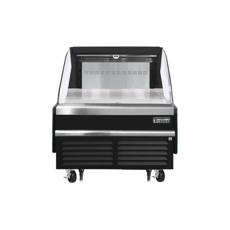 Everest EOMH-36-B-35-S 37 1/4″ Black 5.6 cu. ft Open Air Merchandiser