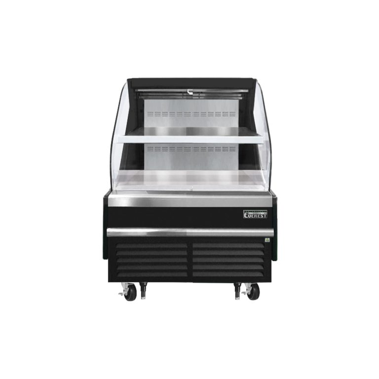 Everest EOMH-36-B-35-T 37 1/4″ Black 7.4 cu. ft Open Air Merchandiser