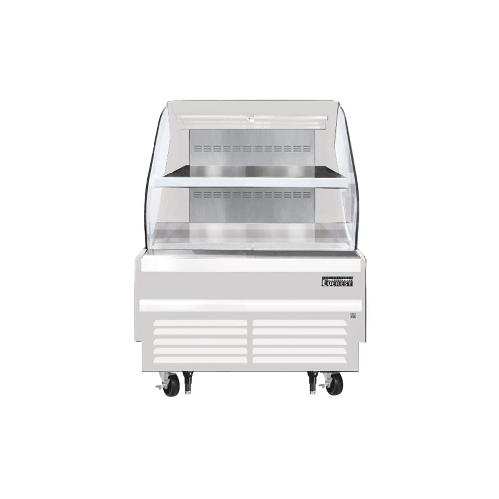 Everest EOMH-36-W-35-T 37 1/4″ White 7.4 cu. ft Open Air Merchandiser