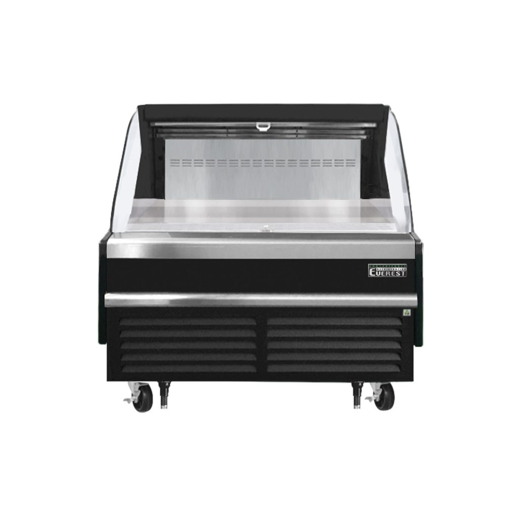 Everest EOMH-48-B-35-S 48″ Black 7.3 cu. ft Open Air Merchandiser