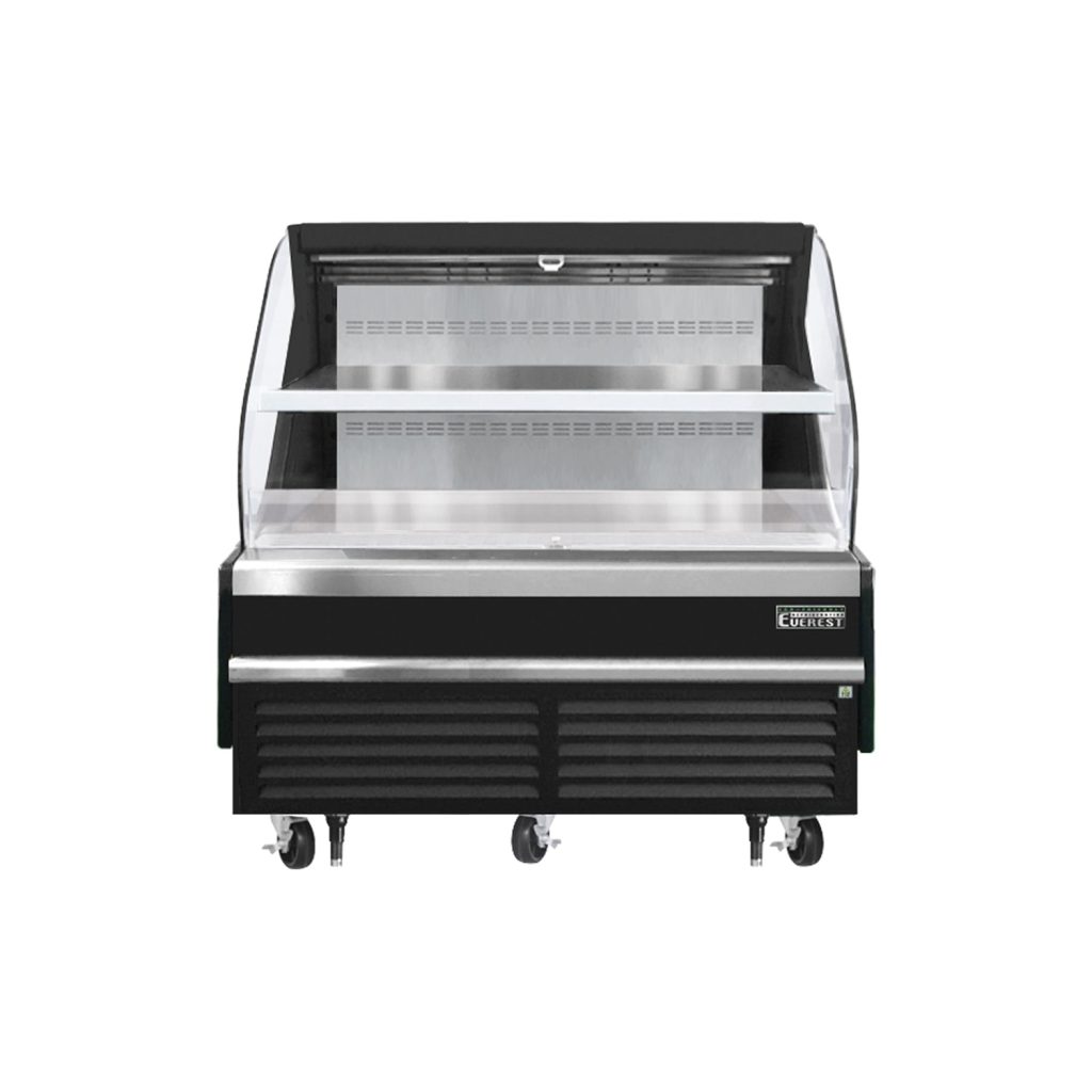 Everest EOMH-60-B-35-T 60″ Black 12.3 cu. ft Open Air Merchandiser