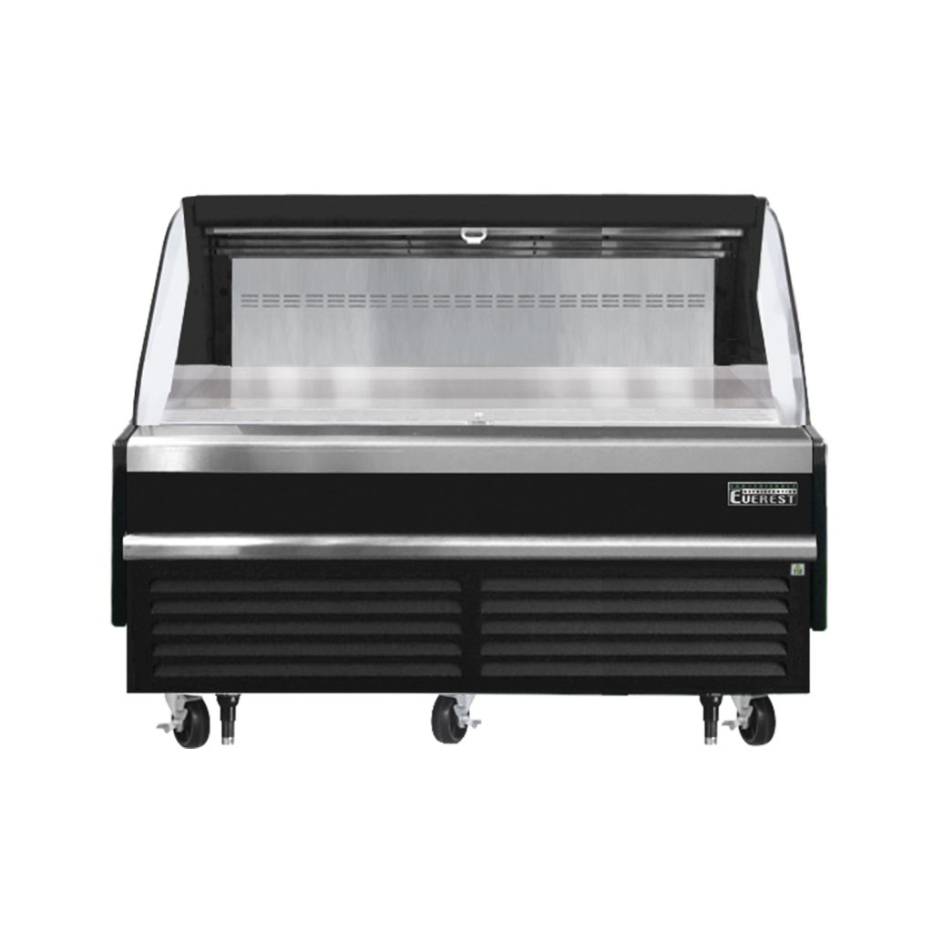 Everest EOMH-72-B-35-S 73 1/4″ Black 11.4 cu. ft Open Air Merchandiser