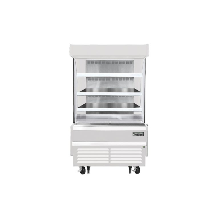 Everest EOMV-36-W-28-S 37 1/4″ White 9.3 cu. ft Open Air Merchandiser
