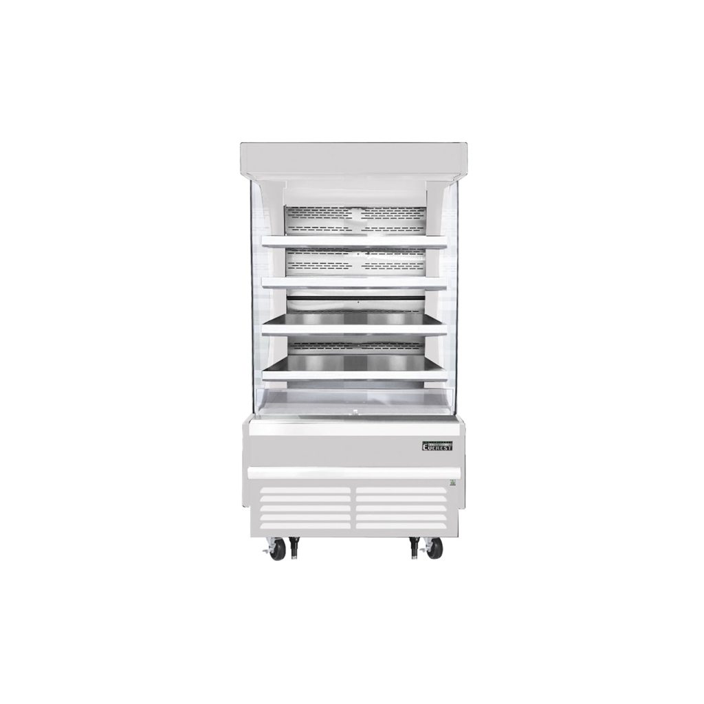 Everest EOMV-36-W-35-T 37 1/4″ White 18.2 cu. ft Open Air Merchandiser