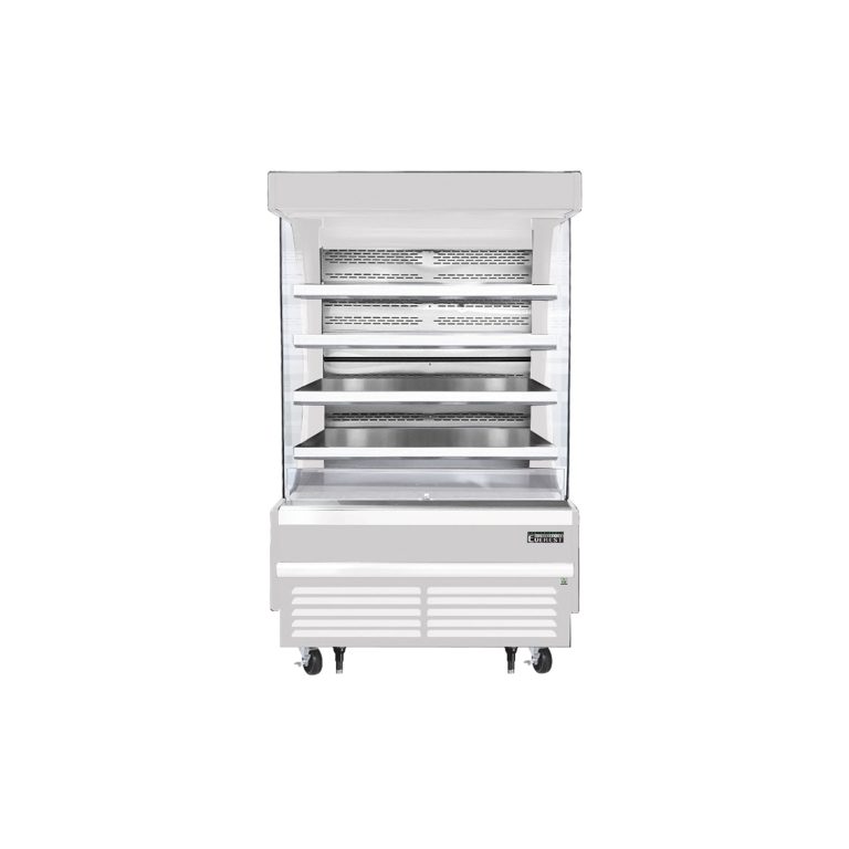 Everest EOMV-48-W-28-T 48″ White 16.8 cu. ft Open Air Merchandiser
