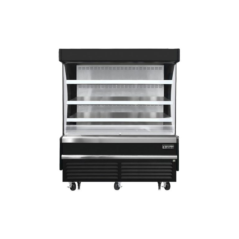 Everest EOMV-60-B-28-S 60″ Black 15.4 cu. ft Open Air Merchandiser