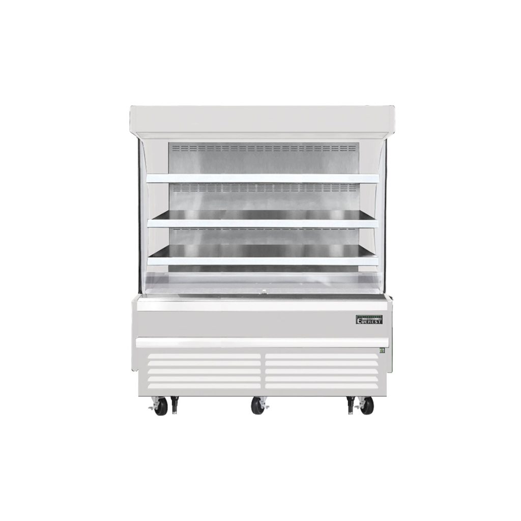 Everest EOMV-60-W-28-S 60″ White 15.4 cu. ft Open Air Merchandiser