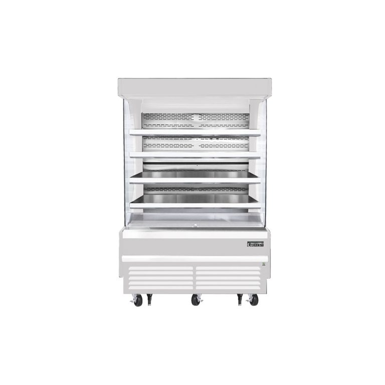 Everest EOMV-60-W-35-T 60″ White 30.2 cu. ft Open Air Merchandiser