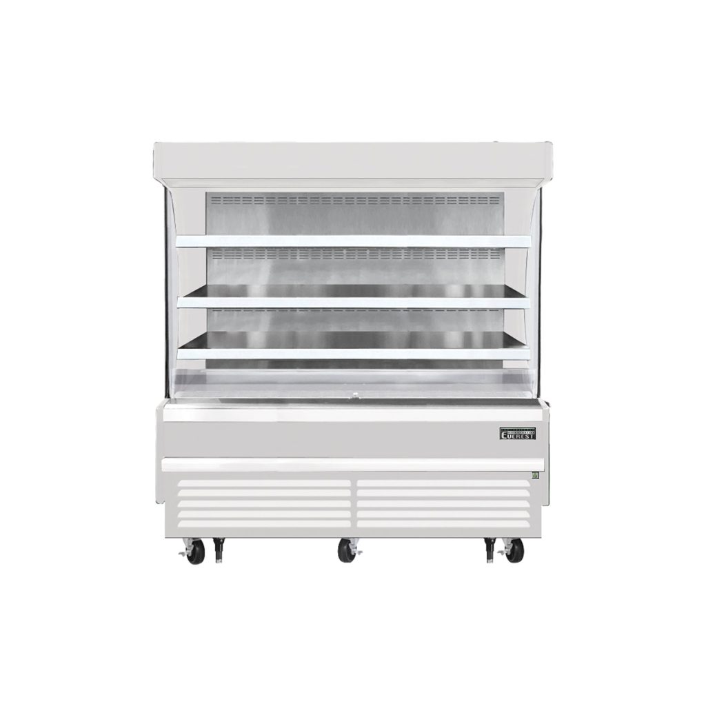 Everest EOMV-72-W-28-S 73 1/4″ White 19 cu. ft Open Air Merchandiser