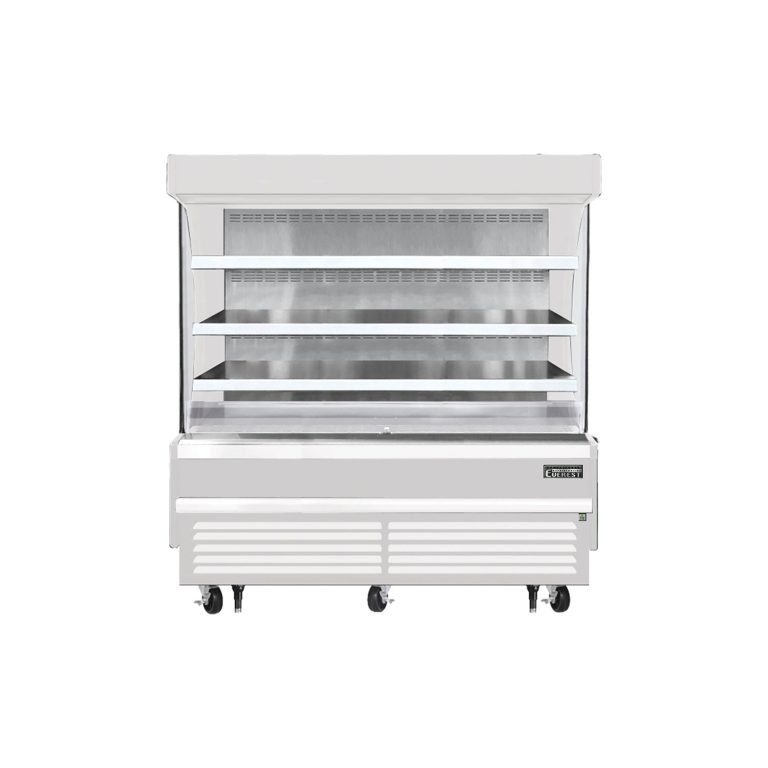 Everest EOMV-72-W-28-S 73 1/4″ White 19 cu. ft Open Air Merchandiser
