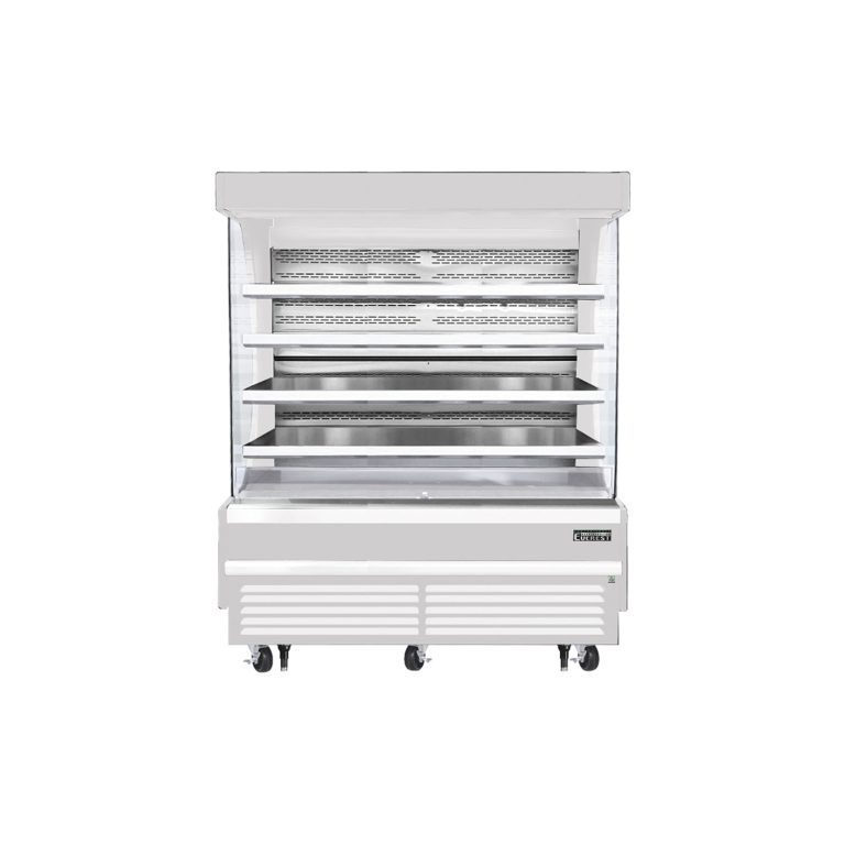 Everest EOMV-72-W-28-T 73 1/4″ White 26 cu. ft Open Air Merchandiser